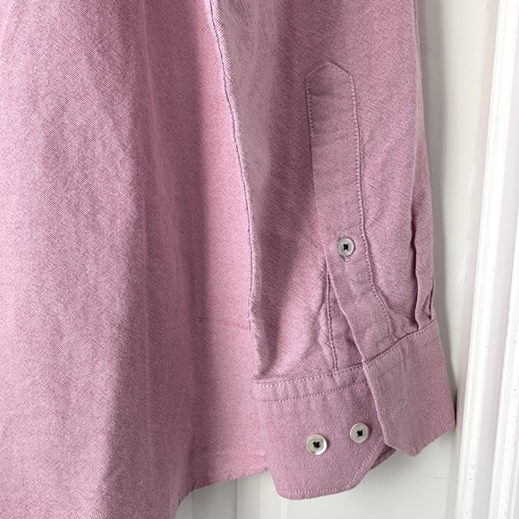 LEC Woven Long Sleeve Button Up Shirt Size M - Picture 5 of 6